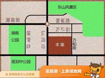 民福锦尚天玺位置交通图4
