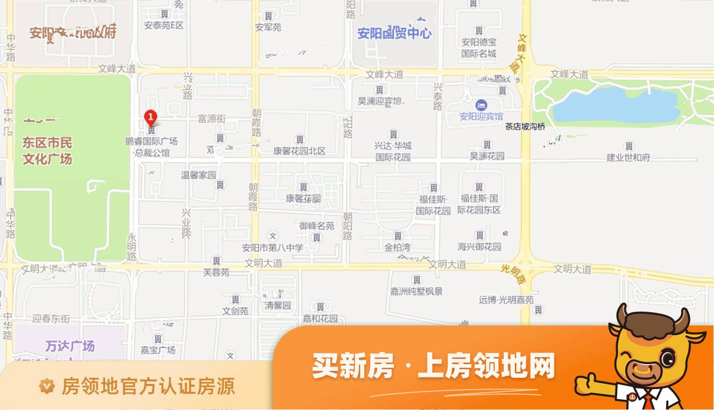 鹏睿国际广场总裁公馆位置交通图51