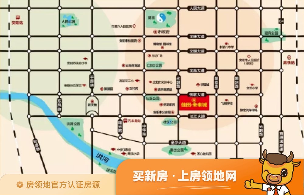 佳田未来城和府位置交通图1
