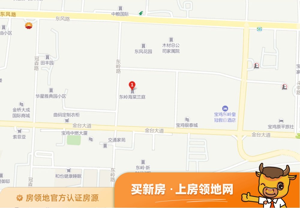 东岭海棠兰庭二期位置交通图21