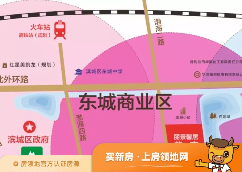 丽景馨居二期位置交通图1