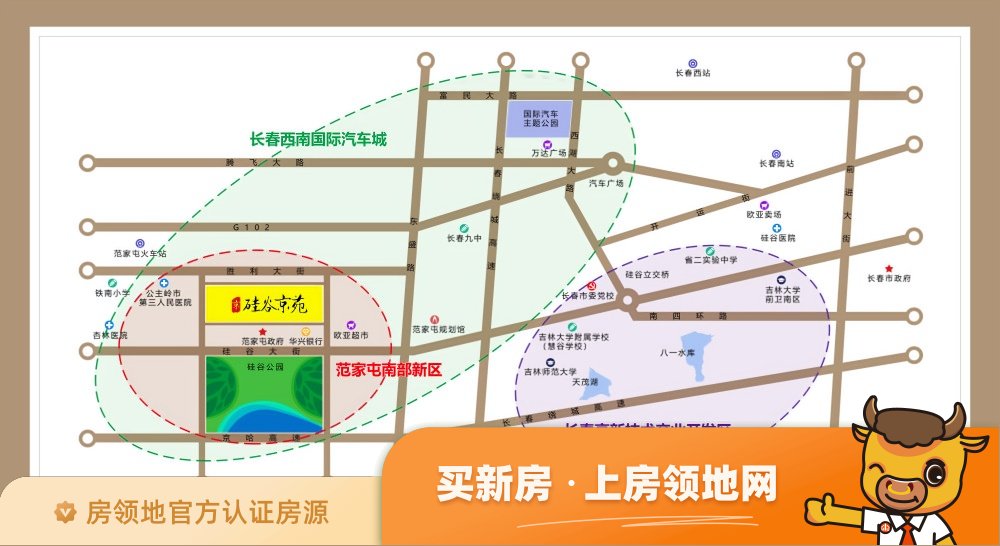 锦绣潜城位置交通图1