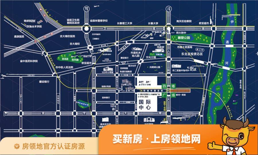 华鹏国际位置交通图3