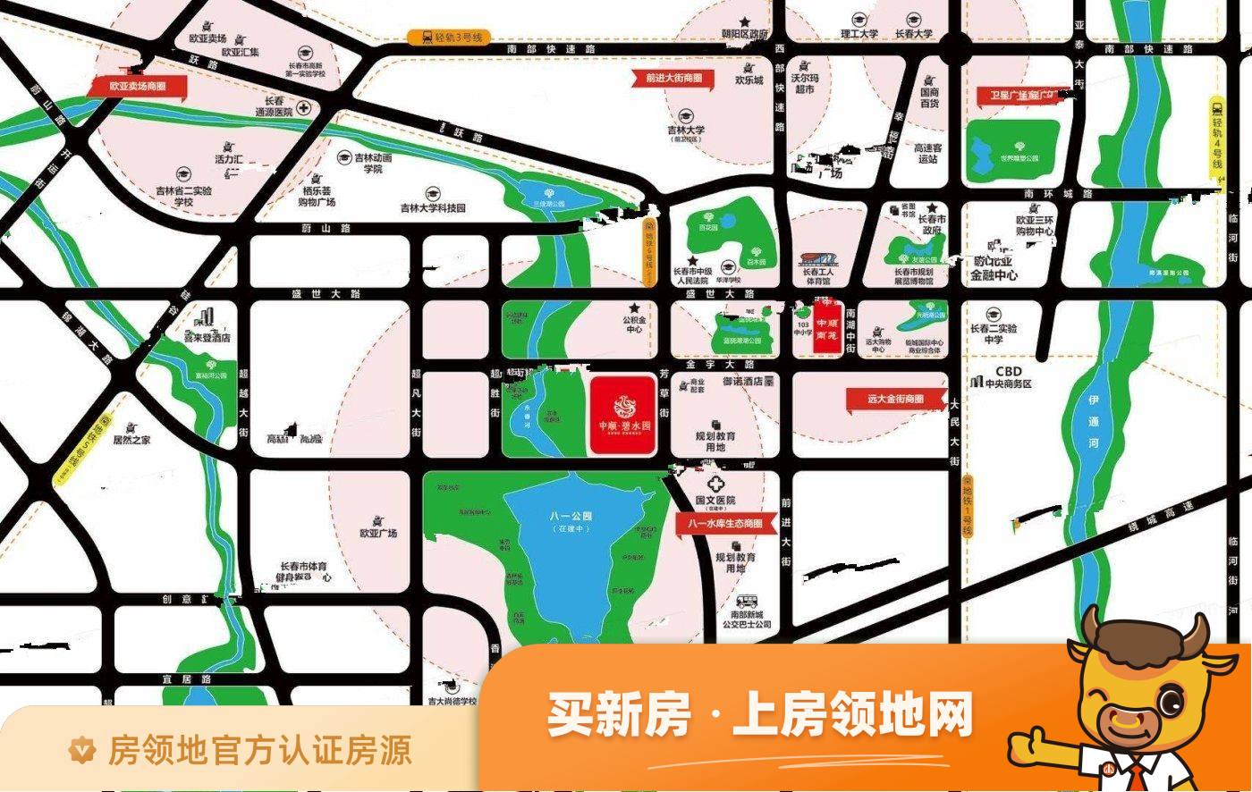 郁江新城位置交通图1