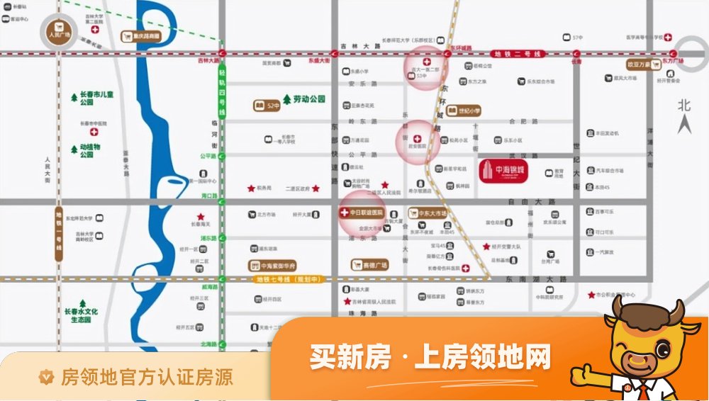 中海锦城位置交通图49