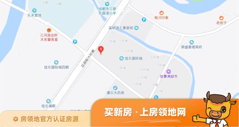 佳乐国际城位置交通图63