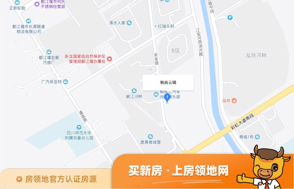 枫尚云锦位置交通图1