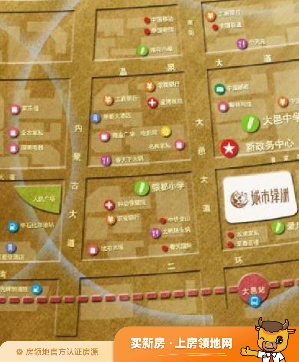 祥荣城市绿洲二期位置交通图1