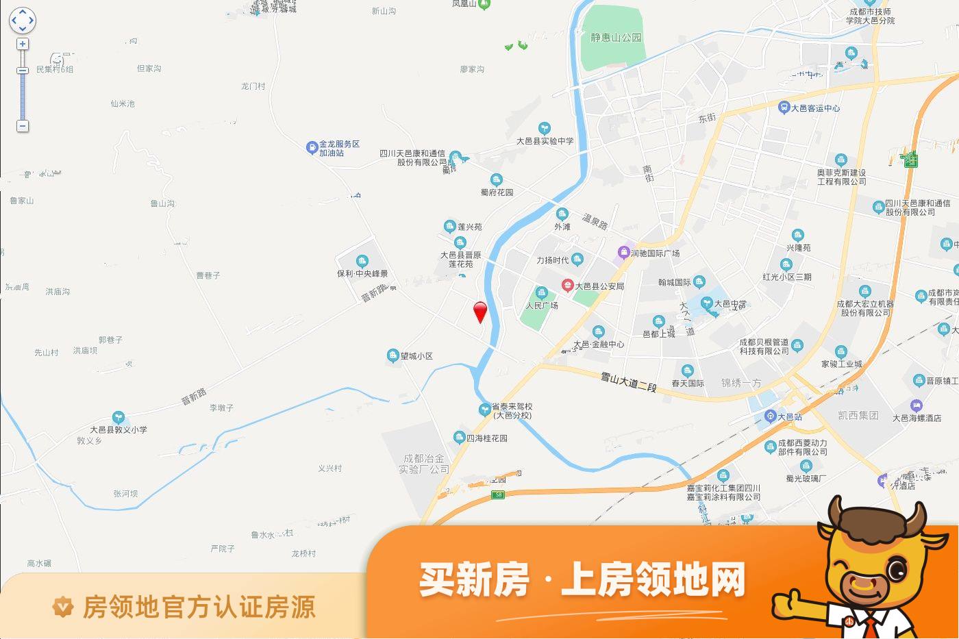 人居樾江峰荟位置交通图2
