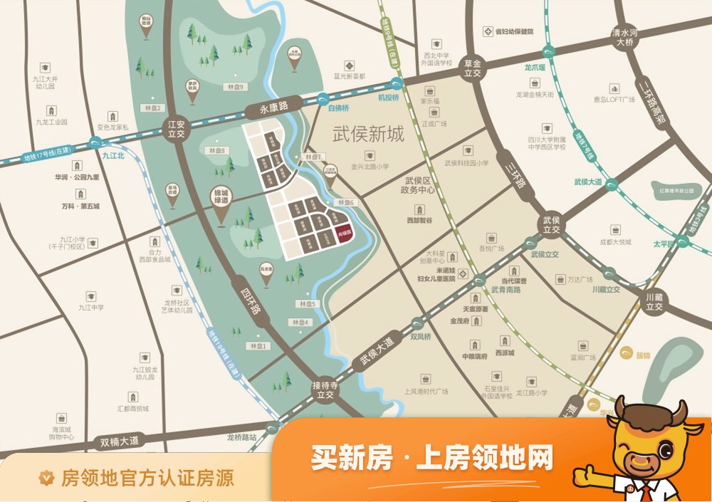 尚锦园位置交通图2