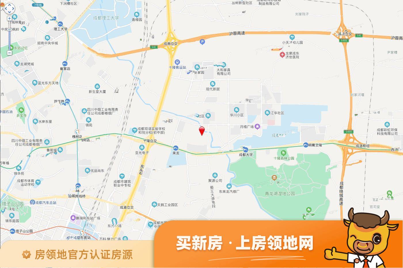 华润时代风景位置交通图3