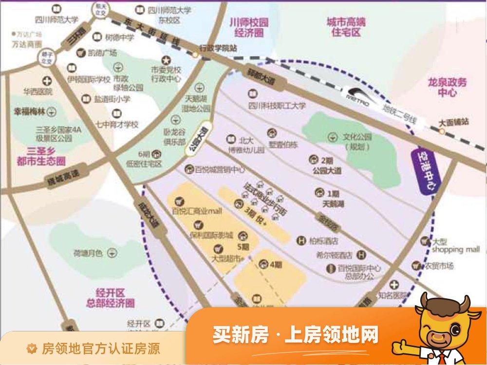 百悦锦城商铺位置交通图1
