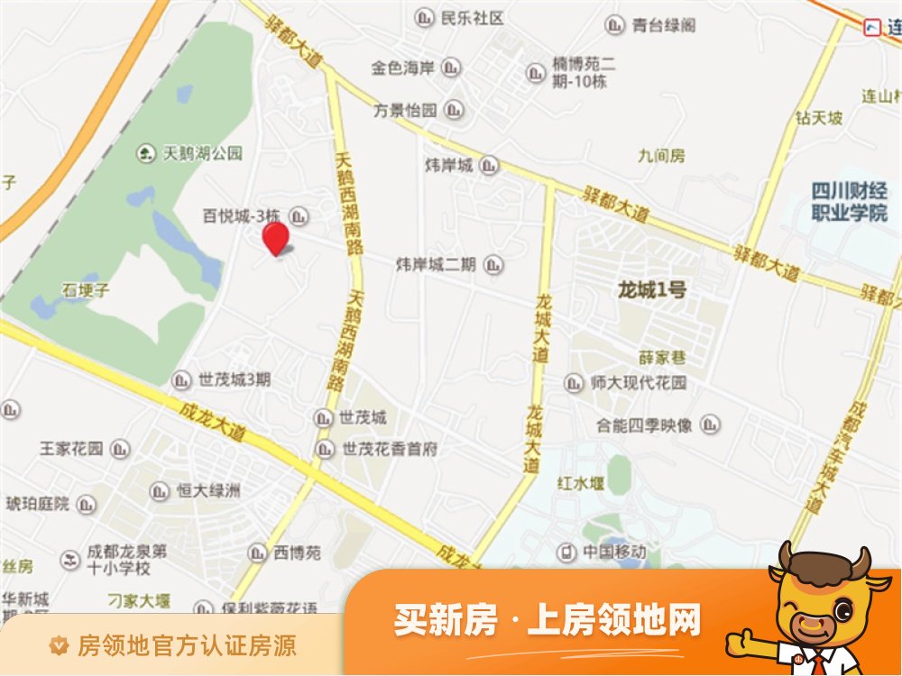 百悦锦城商铺位置交通图2