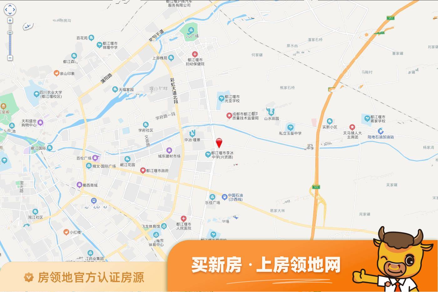 锦江绿道锦庐位置交通图1