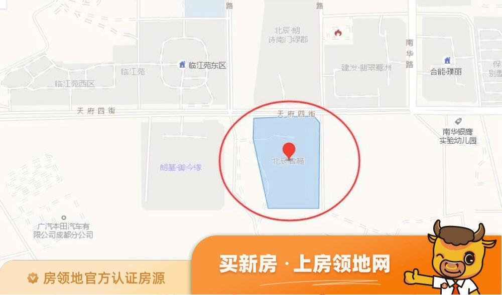 北辰香麓别墅位置交通图1