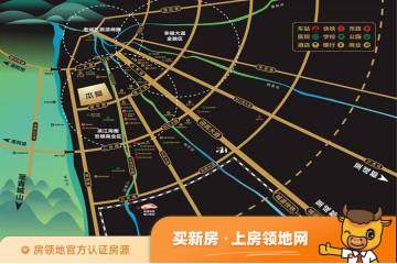 滨江国际位置交通图1