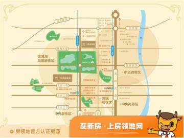中国铁建西派澜岸位置交通图1