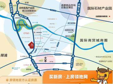 蓉垚北尚城位置交通图4