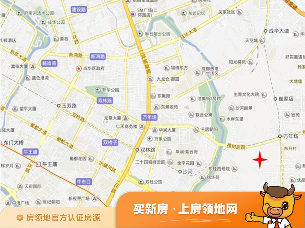 鲁能城位置交通图7