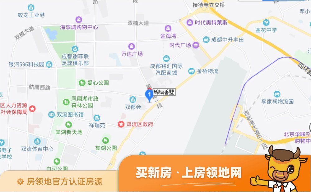 锦镇香墅位置交通图1