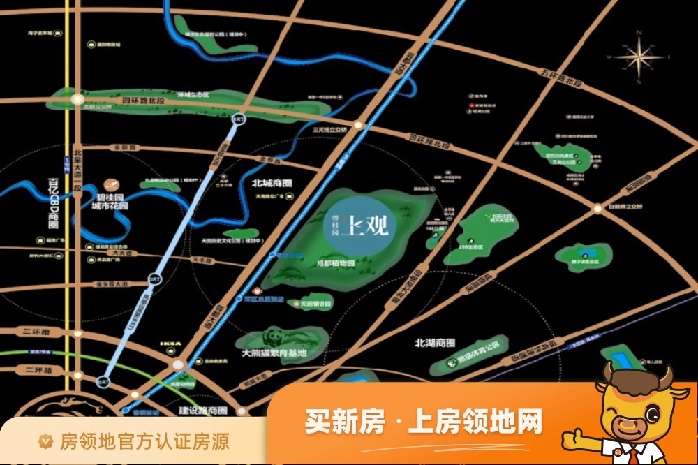 碧桂园上观位置交通图43