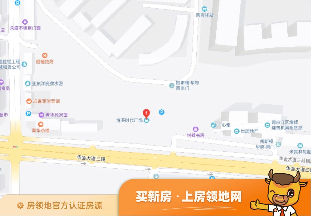 悦荟时代广场位置交通图13