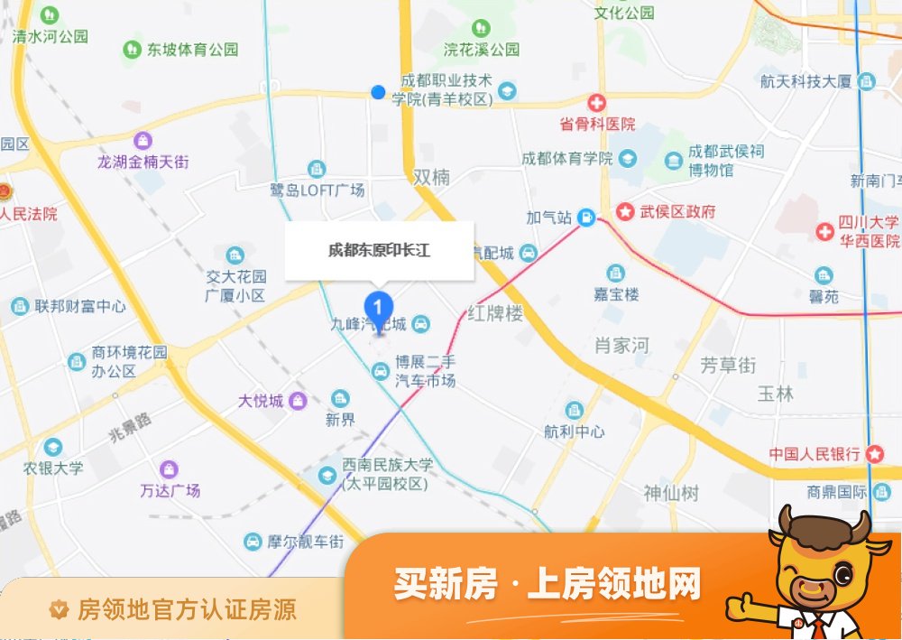 东原印长江位置交通图35