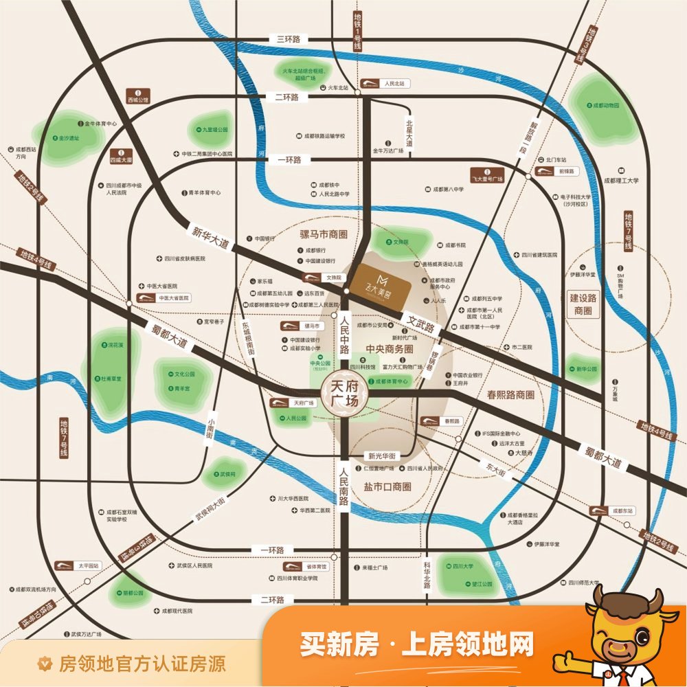 祥生江南大院位置交通图2