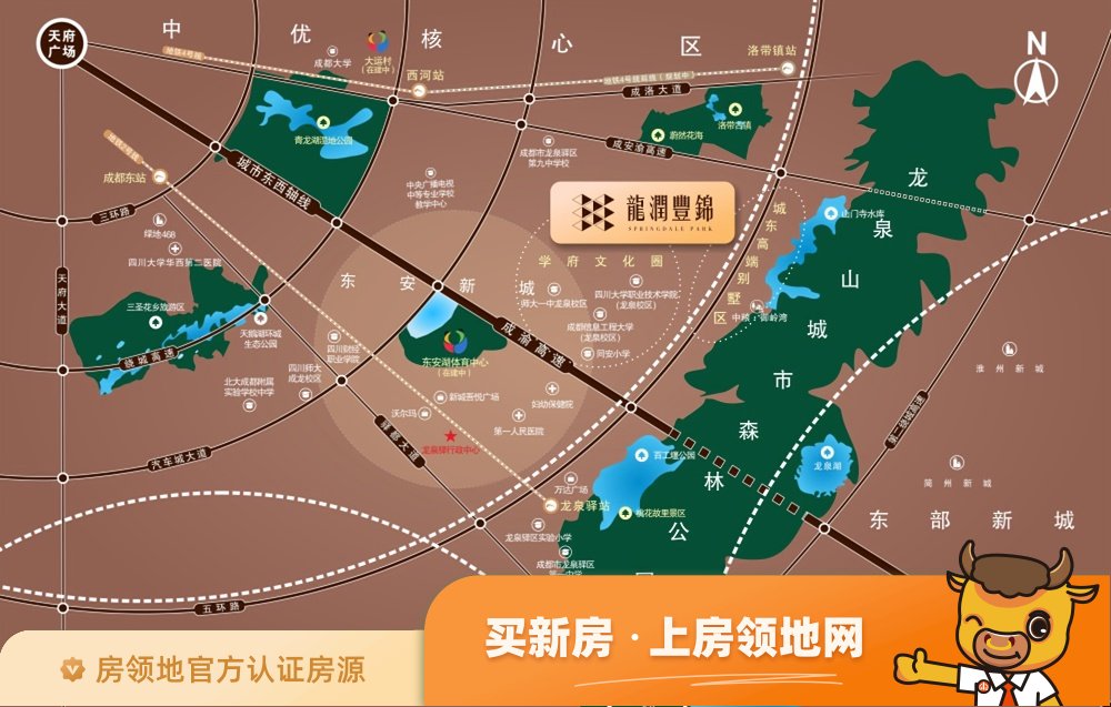 龙润丰锦位置交通图4