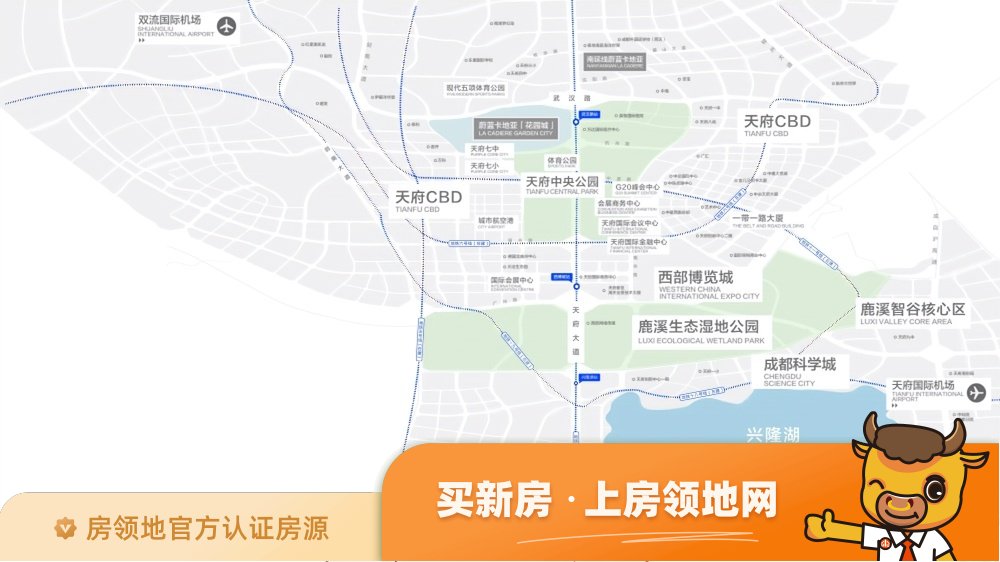 蔚蓝卡地亚中心CEO公馆位置交通图2