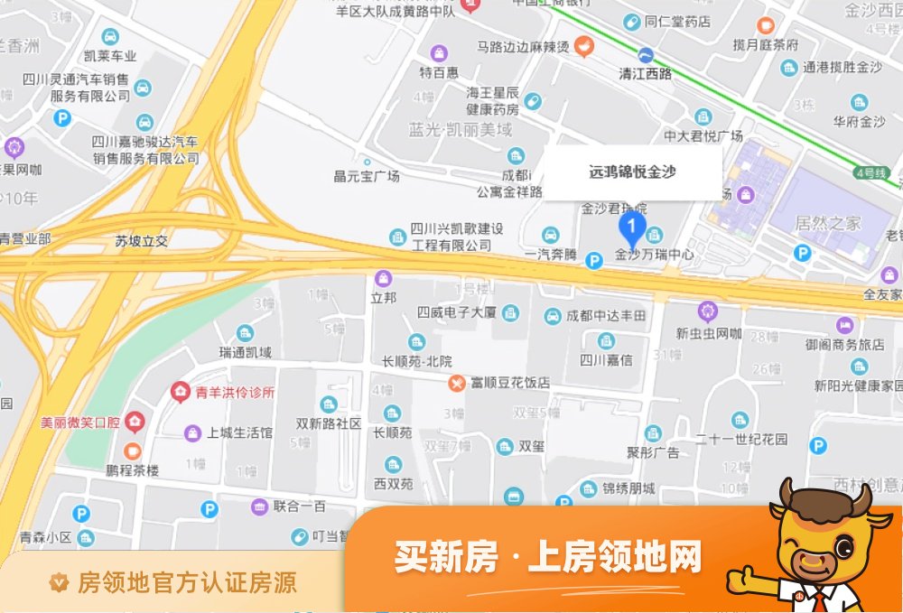 锦悦金沙位置交通图4