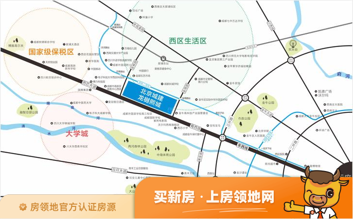 龙樾熙城商铺位置交通图1