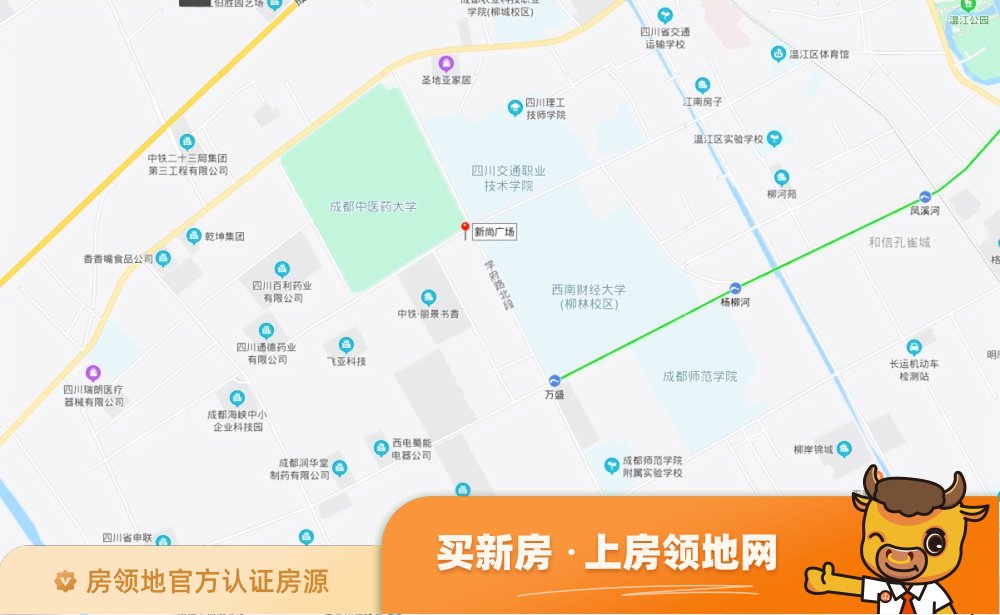 新尚广场位置交通图35