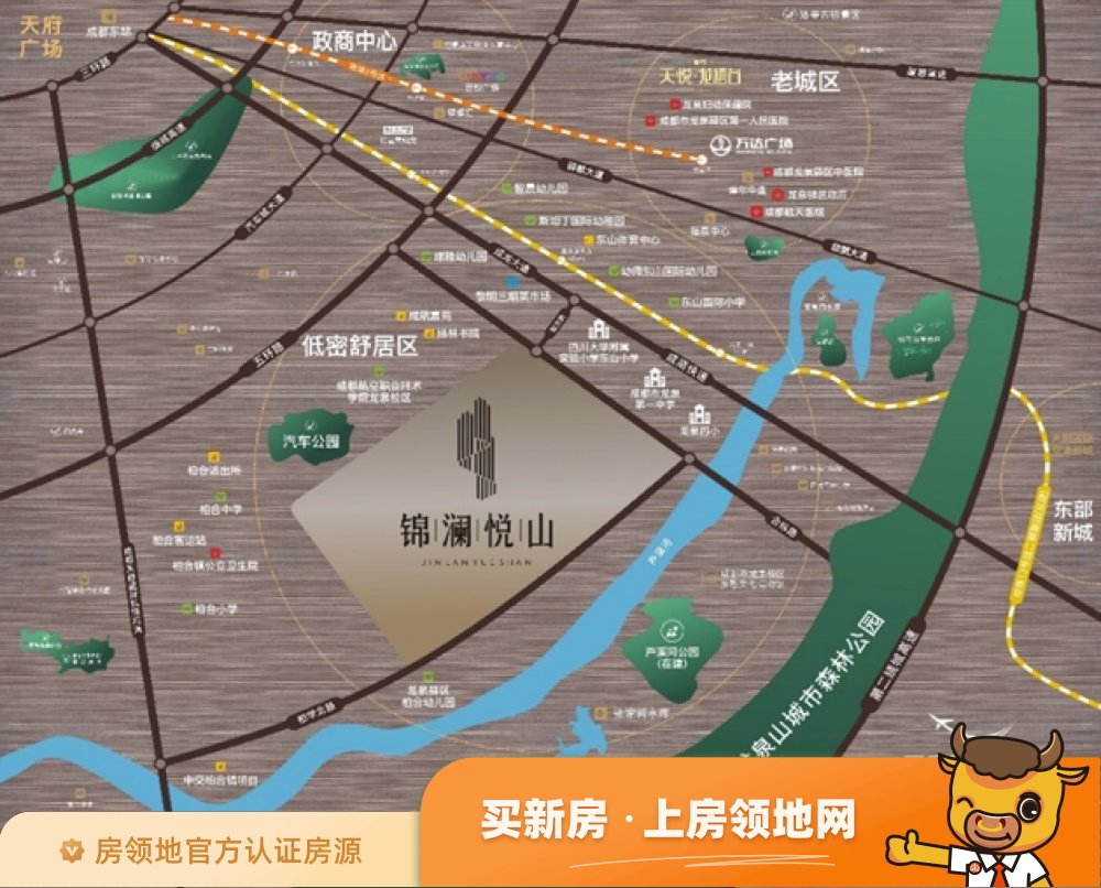 城投锦澜悦山位置交通图34