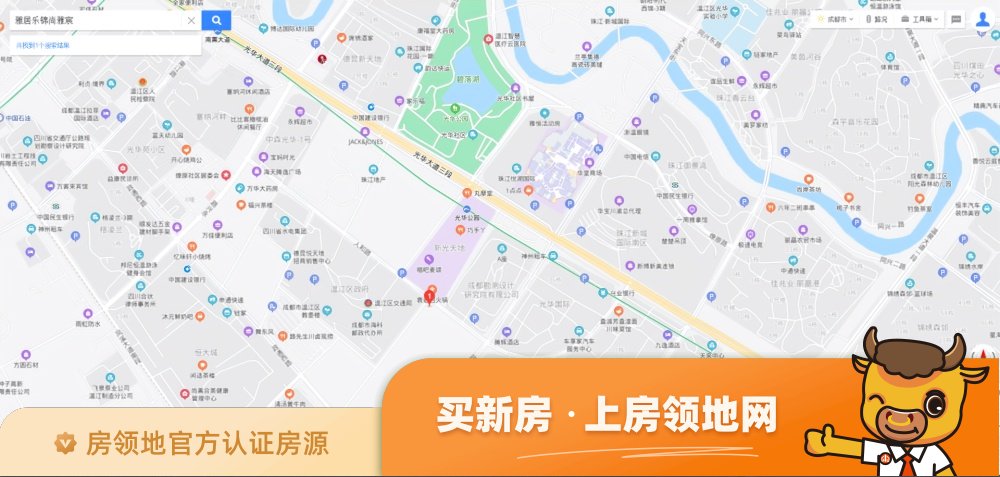 雅居乐锦尚雅宸商铺位置交通图1