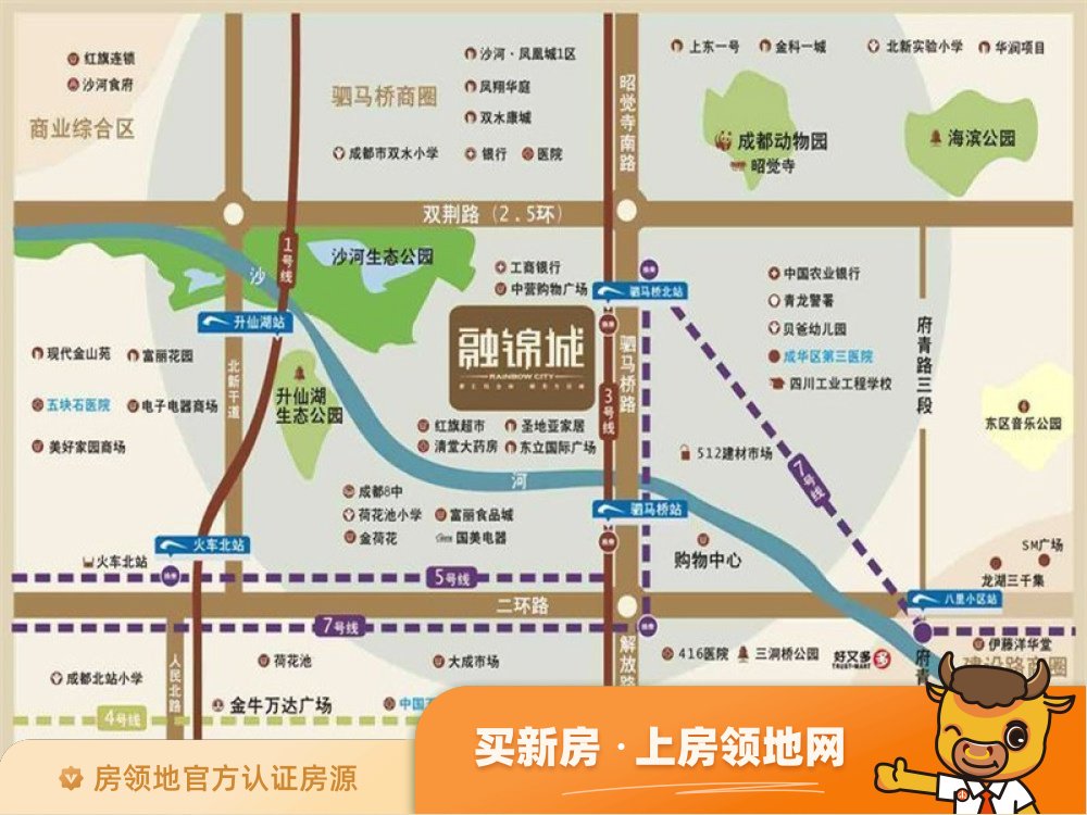 融锦城商铺位置交通图59