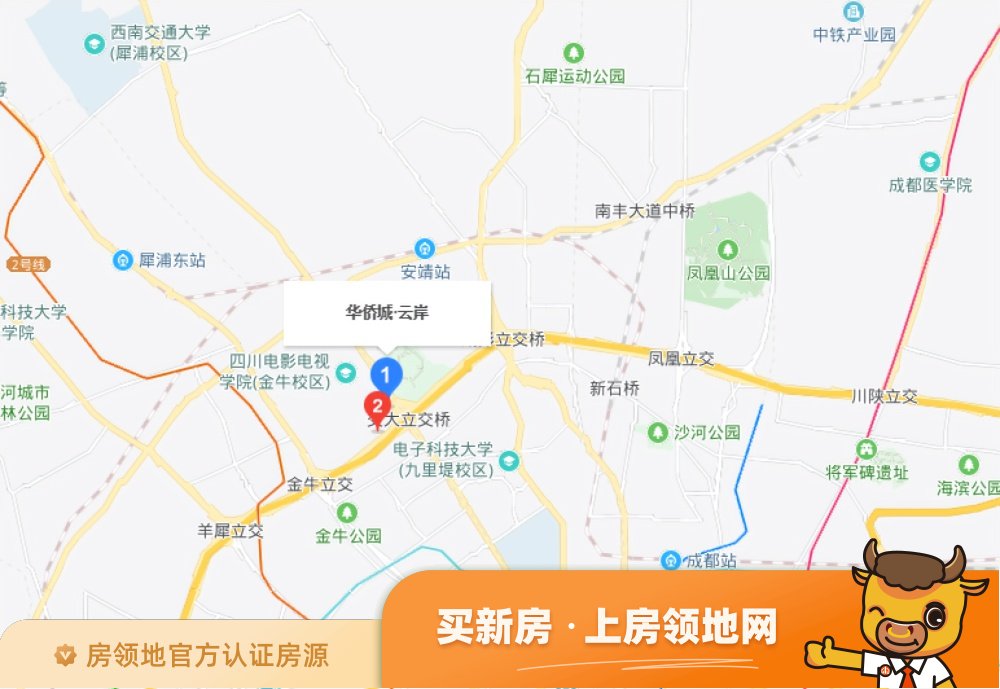 华侨城云岸位置交通图62