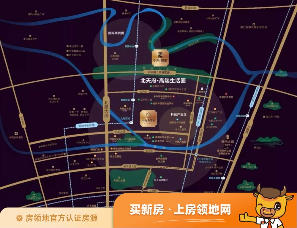 中南海棠集位置交通图42