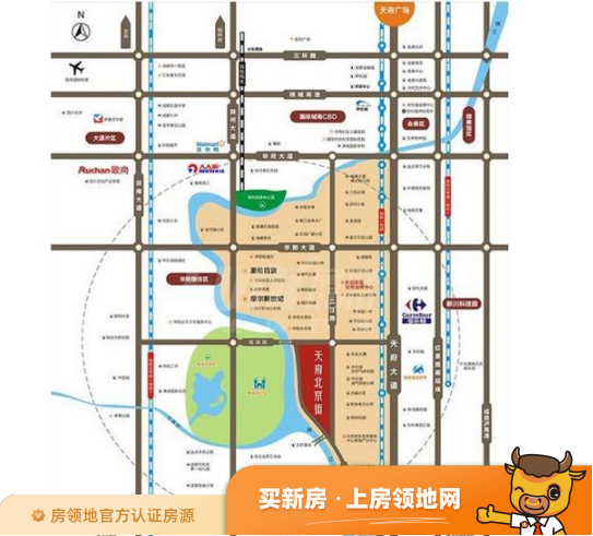 北京街商铺位置交通图1