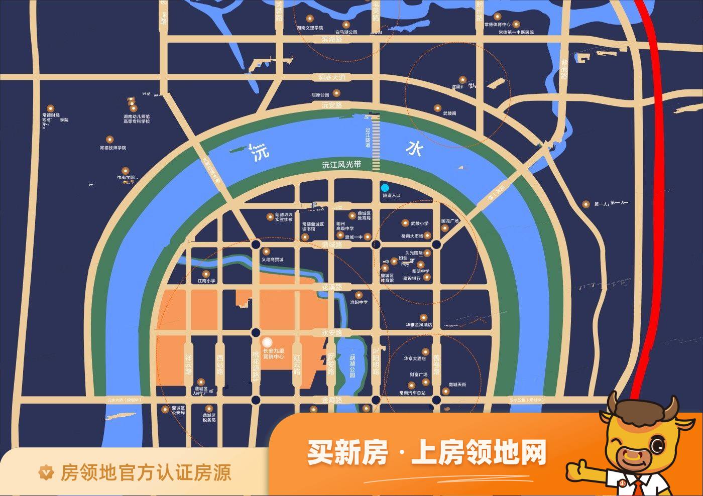 碧桂园锦绣西湖位置交通图2