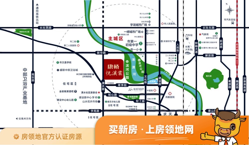 康桥悦溪棠位置交通图7