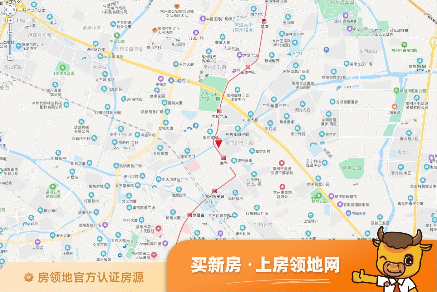 翠礼峰天玺位置交通图31