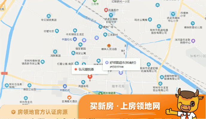 弘元潮悦荟位置交通图6