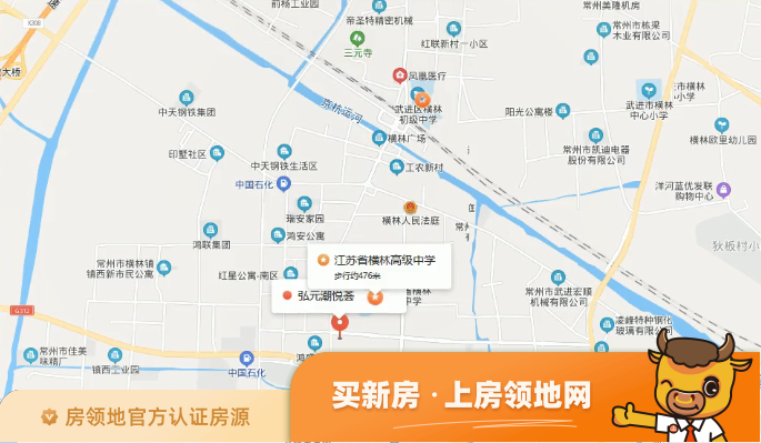 弘元潮悦荟位置交通图7
