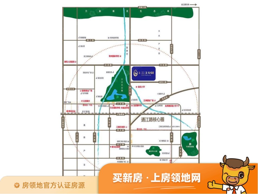 牡丹三江公园位置交通图2