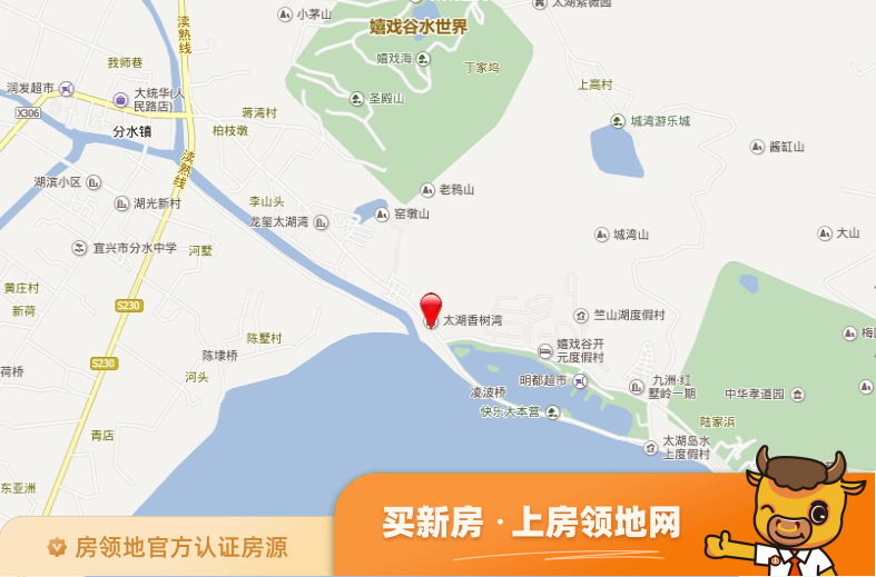 太湖香树湾花园位置交通图2
