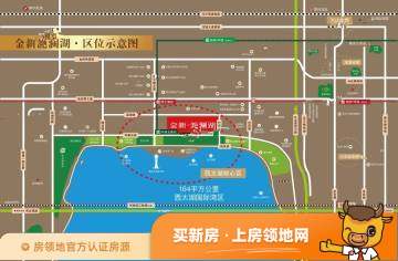 金新滟澜湖位置交通图1