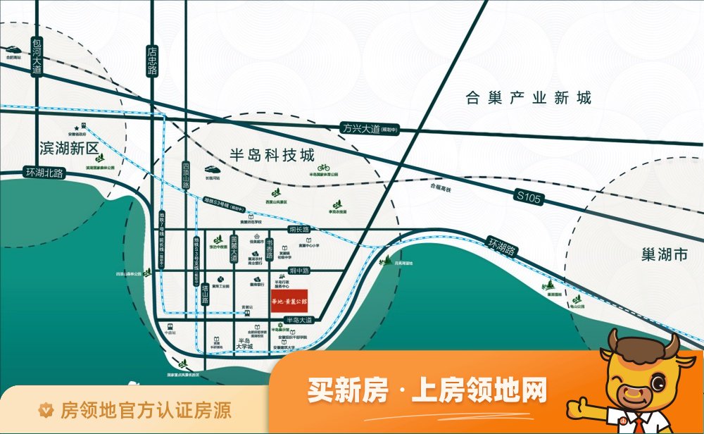 华地黄麓公馆位置交通图19