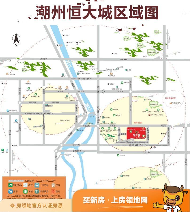 潮州恒大城位置交通图62
