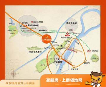 碧桂园江北新城位置交通图64